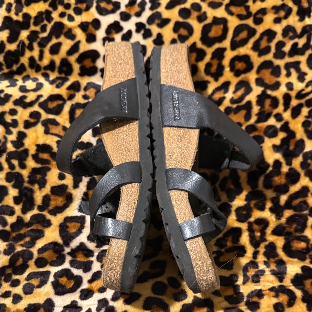 Birkenstock Dark Leather Sandals - Picture 5 of 12